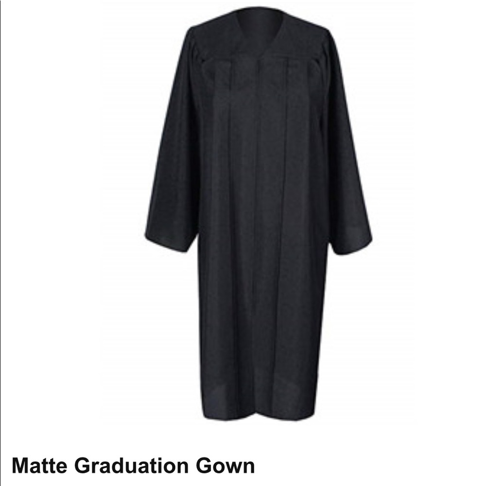 2019 Matte Adult Graduation Gown Cap Tassel Set